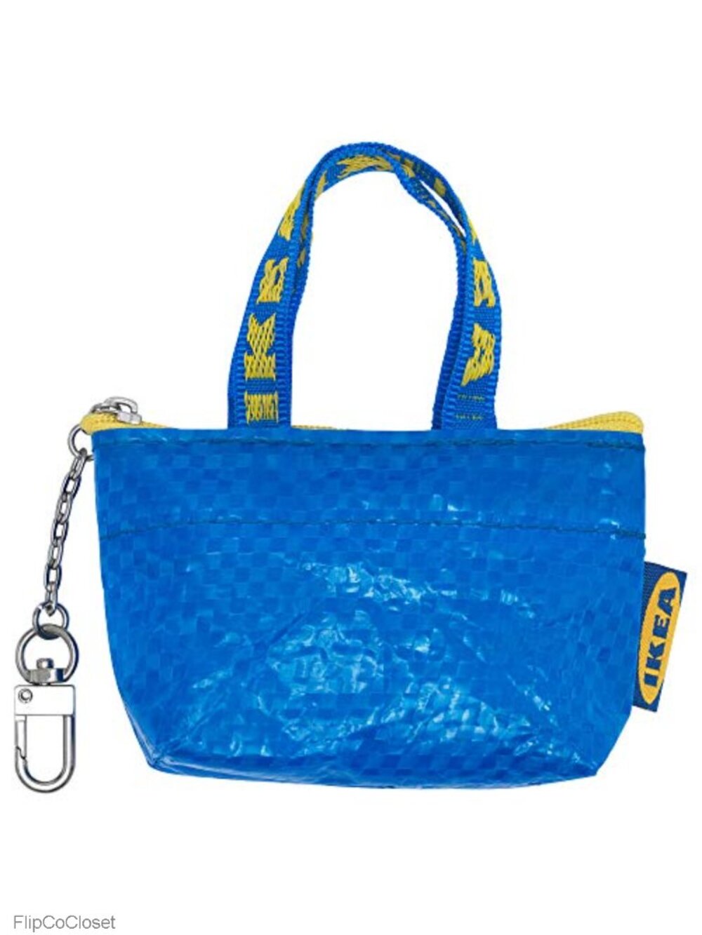 IKEA Keyring Coin Purse with Zipper Small Travel Organizer